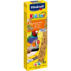 Vitakraft kracker εξωτικά πτηνά με μέλι & σουσάμι 2τεμ