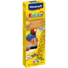 Vitakraft kracker εξωτικά πτηνά με αυγό & σπόρους 2τεμ