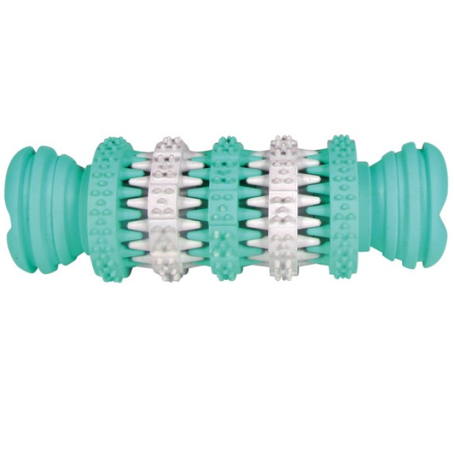 trixie κόκκαλο με μέντα από λάστιχο 15cm. trixie κόκκαλο με μέντα από λάστιχο 15cm.