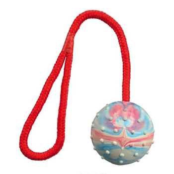 trixie μπάλα λαστιχένια με κορδόνι 6cm/30cm. trixie μπάλα λαστιχένια με κορδόνι 6cm/30cm.