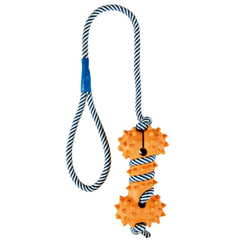 trixie κόκκαλο 11cm με φωσφορίζον σχοινί trixie κόκκαλο 11cm με φωσφορίζον σχοινί