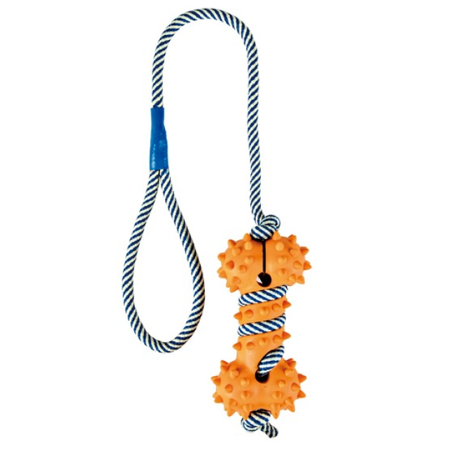trixie κόκκαλο 11cm με φωσφορίζον σχοινί trixie κόκκαλο 11cm με φωσφορίζον σχοινί