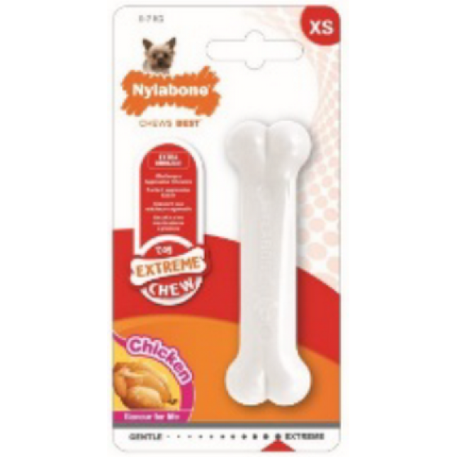 Nylabone μασώμενο κόκκαλο extreme chew chicken