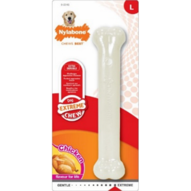 Nylabone μασώμενο κόκκαλο extreme chew chicken L Nylabone μασώμενο κόκκαλο extreme chew chicken L