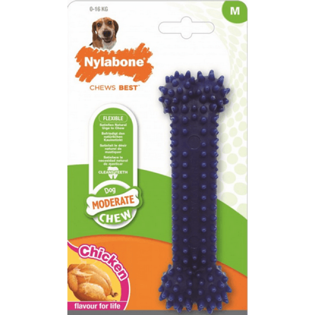 Nylabone κόκκαλο moderate dental chew chicken