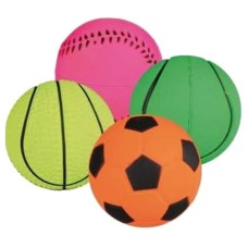 Τrixie παιχνίδι μπάλα νέον σε διάφορα σχέδια 3,5-4,5cm