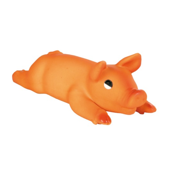 trixie παιχνίδι latex γουρουνάκι μικρό 23cm. trixie παιχνίδι latex γουρουνάκι μικρό 23cm.