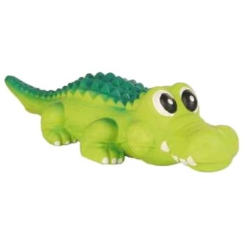 Trixie παιχνίδι πράσινος κροκόδειλος με ήχο 35cm Trixie παιχνίδι πράσινος κροκόδειλος με ήχο 35cm