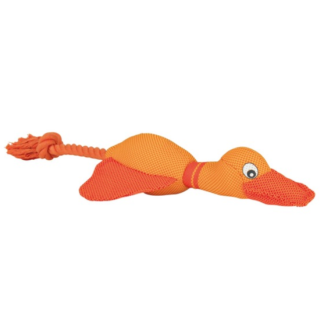 trixie παιχνίδι πουλερικό με polyester σχοινί 38cm trixie παιχνίδι πουλερικό με polyester σχοινί 38cm