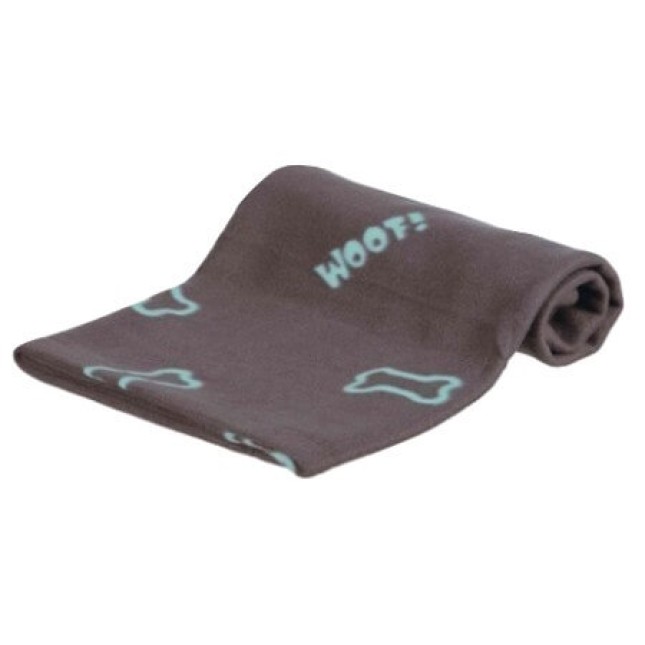 Trixie κουβέρτα Fleece beany καφέ 100x70cm