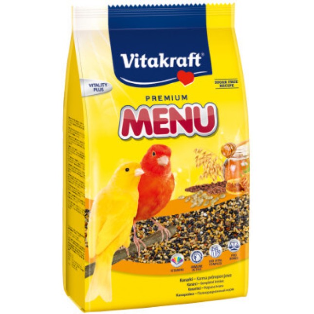 Vitakraft menu vital-βασική τροφή με μέλι για καναρίνια Vitakraft menu vital-βασική τροφή με μέλι για καναρίνια