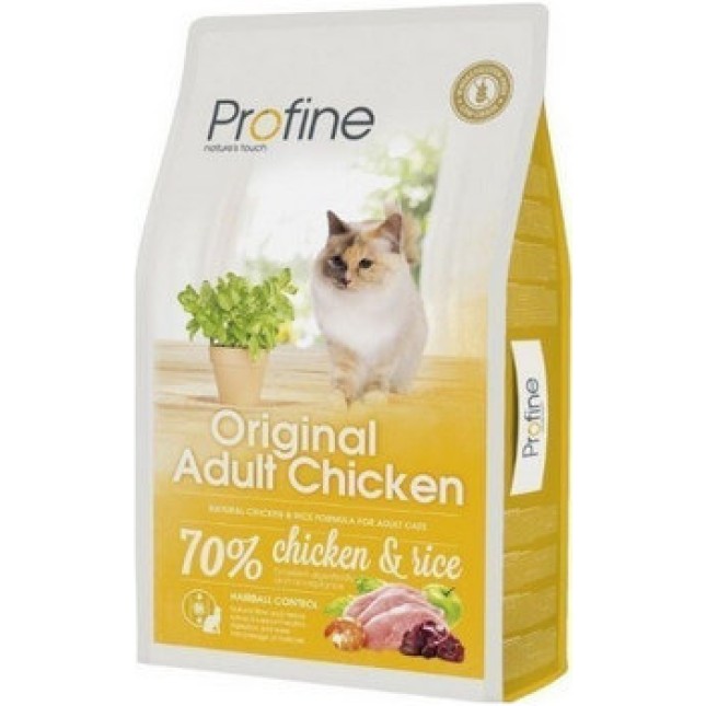 Profine τροφή για ενήλικες γάτες κοτόπουλο & ρύζι 10kg Profine τροφή για ενήλικες γάτες κοτόπουλο & ρύζι 10kg