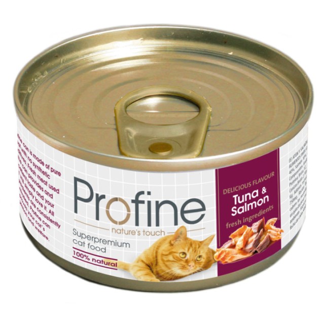 Profine κονσέρβα τόνος & σολομός 70gr