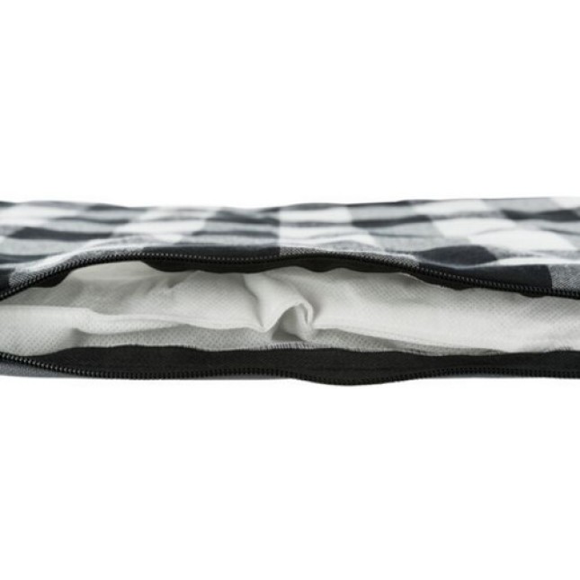 Trixie μαξιλάρι για σκύλους scoopy κατάλληλο για πλαστικά κρεβάτια Sleeper μαύρο/γκρι/άσπρο