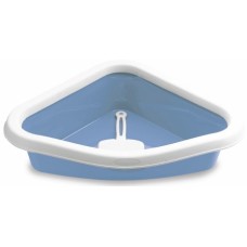 Stefanplast Λεκάνη άμμου γάτας γωνιακή με φτυαράκι 56x40x14cm Stefanplast Λεκάνη άμμου γάτας γωνιακή με φτυαράκι 56x40x14cm