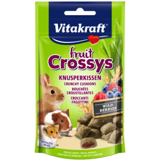 Vitakraft τραγανές λιχουδιές για τρωκτικά wildberries 50gr Vitakraft τραγανές λιχουδιές για τρωκτικά wildberries 50gr