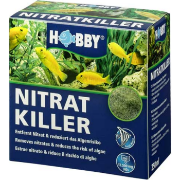 Hobby Nitrat killer απομακρύνει τα νιτρικά κάνοντας ανταλλαγή ιόντων μέχρι 12.500 mg νιτρικών Hobby Nitrat killer απομακρύνει τα νιτρικά κάνοντας ανταλλαγή ιόντων μέχρι 12.500 mg νιτρικών