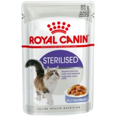 Royal Canin Feline Υγιεινή διατροφή Wet sterilised jelly για ενήλικες στειρωμένες γάτες