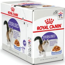 Royal Canin Feline Υγιεινή διατροφή Wet sterilised jelly για ενήλικες στειρωμένες γάτες