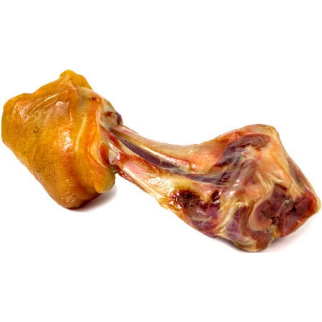 Mediterranean κόκαλα χοιρινά serrano ham παρέχουν πολλά οφέλη στην υγεία ενός σκύλου
