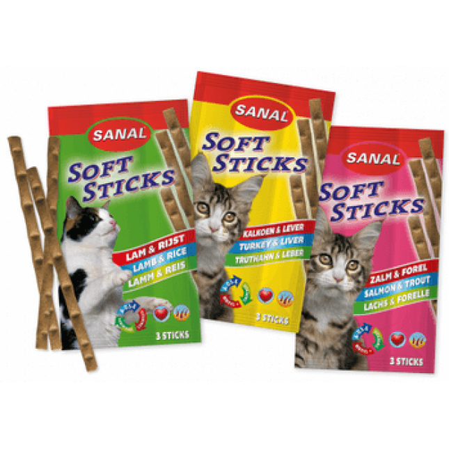 Sanal soft sticks σε τρεις γεύσεις Sanal soft sticks σε τρεις γεύσεις