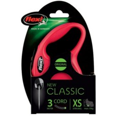 Flexi αυτόματος οδηγός New Classic Cord XS για σκυλιά ως 8 κιλά και μήκους 3 μέτρα