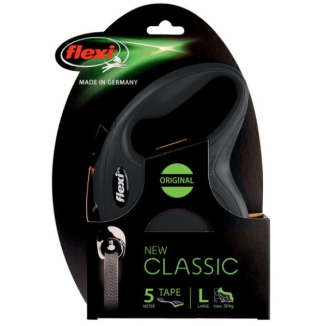 Flexi αυτόματος οδηγός New Classic Tape L μήκους 5 μέτρα Flexi αυτόματος οδηγός New Classic Tape L μήκους 5 μέτρα