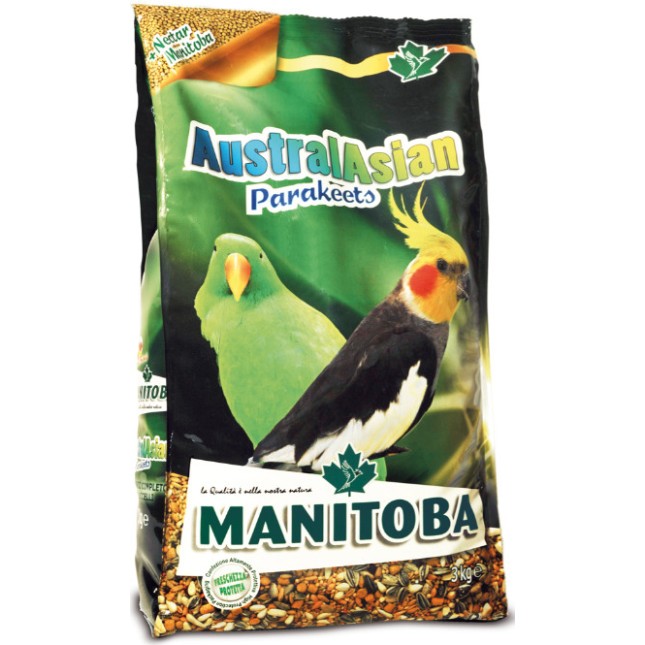 Manitoba Μείγμα για μεσαίες φυλές παπαγάλων Αυστραλίας και Ασίας Manitoba Μείγμα για μεσαίες φυλές παπαγάλων Αυστραλίας και Ασίας