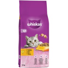Whiskas ξηρή τροφή για γάτες πλούσιο σε πρωτεΐνη και φυσικά έλαια