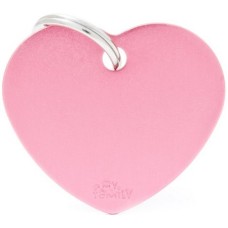 Myfamily ταυτότητα basic καρδιά ροζ για την ασφάλεια του κατοικίδιου σας