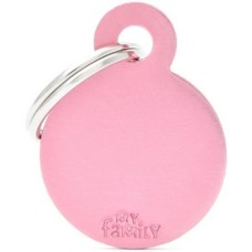 Myfamily ταυτότητα basic κύκλος μικρός ροζ 2cm Myfamily ταυτότητα basic κύκλος μικρός ροζ 2cm