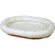 Trixie κρεβάτι cuddly 47x38cm άσπρο/κόκκινο