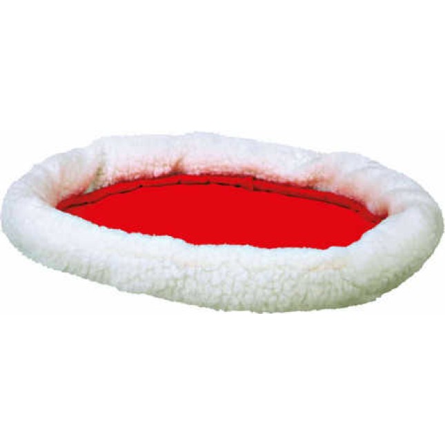 Trixie κρεβάτι cuddly 47x38cm άσπρο/κόκκινο Trixie κρεβάτι cuddly 47x38cm άσπρο/κόκκινο