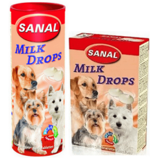 Sanal σταγόνες με γάλα