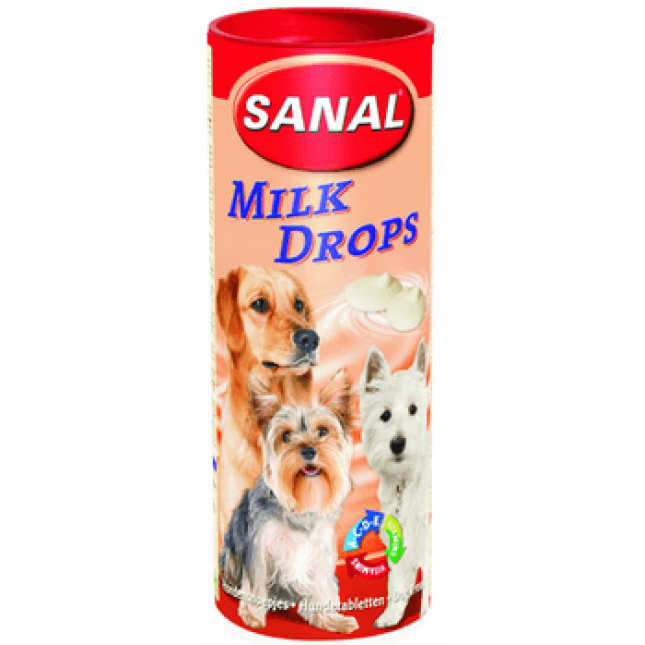 Sanal σταγόνες με γάλα