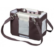 Trixie τσάντα μεταφοράς fina 14x20x26cm καφέ/ροζ Trixie τσάντα μεταφοράς fina 14x20x26cm καφέ/ροζ