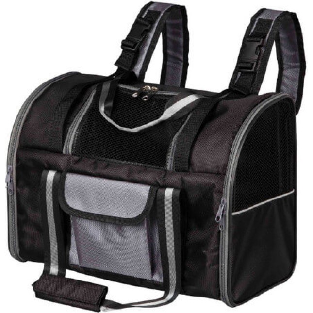 Trixie σακίδιο πλάτης marvin 42x29x21cm μαύρο/γκρι Trixie σακίδιο πλάτης marvin 42x29x21cm μαύρο/γκρι