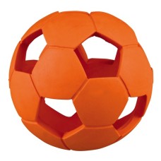 trixie μπάλα με τρύπες φυσικό λάστιχο 7cm.