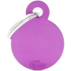 Myfamily ταυτότητα basic κύκλος μεγάλος μωβ 3cm Myfamily ταυτότητα basic κύκλος μεγάλος μωβ 3cm