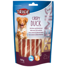 Trixie λιχουδιά premio crispy duck 100gr