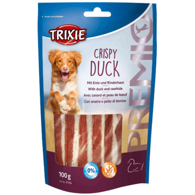 Trixie λιχουδιά premio crispy duck 100gr Trixie λιχουδιά premio crispy duck 100gr