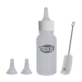 Trixie μπιμπερό πλαστικό σετ βούρτσα/θηλή Trixie μπιμπερό πλαστικό σετ βούρτσα/θηλή