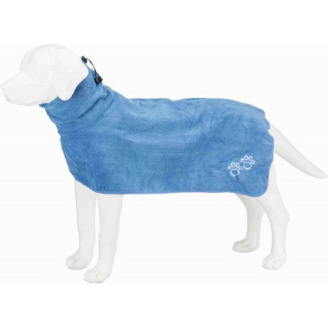 Trixie μπουρνούζι σκύλου μπλε xl 75cm Trixie μπουρνούζι σκύλου μπλε xl 75cm