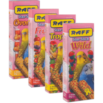 Raff στικ-star cocorite για παπαγαλακια σε διάφορες γεύσεις Raff στικ-star cocorite για παπαγαλακια σε διάφορες γεύσεις