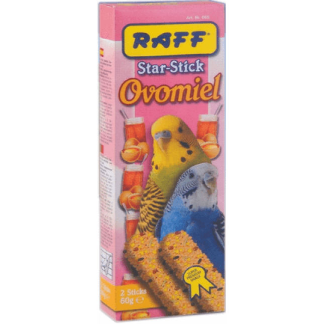 Raff στικ-star cocorite για παπαγαλακια σε διάφορες γεύσεις