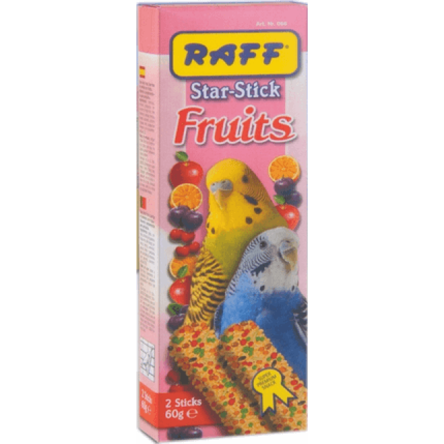 Raff στικ-star cocorite για παπαγαλακια σε διάφορες γεύσεις