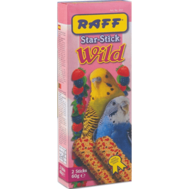 Raff στικ-star cocorite για παπαγαλακια σε διάφορες γεύσεις