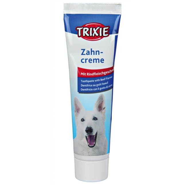 Trixie οδοντόκρεμα με γεύση βοδινού 100g Trixie οδοντόκρεμα με γεύση βοδινού 100g