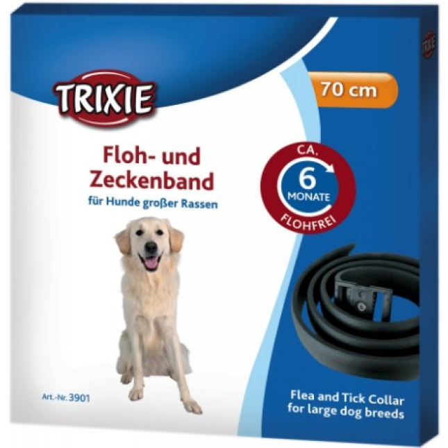 Trixie αντιπαρασ. περιλαίμιο σκύλων 70cm. μαύρο Trixie αντιπαρασ. περιλαίμιο σκύλων 70cm. μαύρο