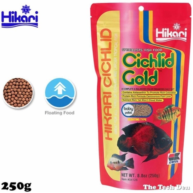 HIKARI CICHLID GOLD MEDIUM PELLET 57gr HIKARI CICHLID GOLD MEDIUM PELLET 57gr
